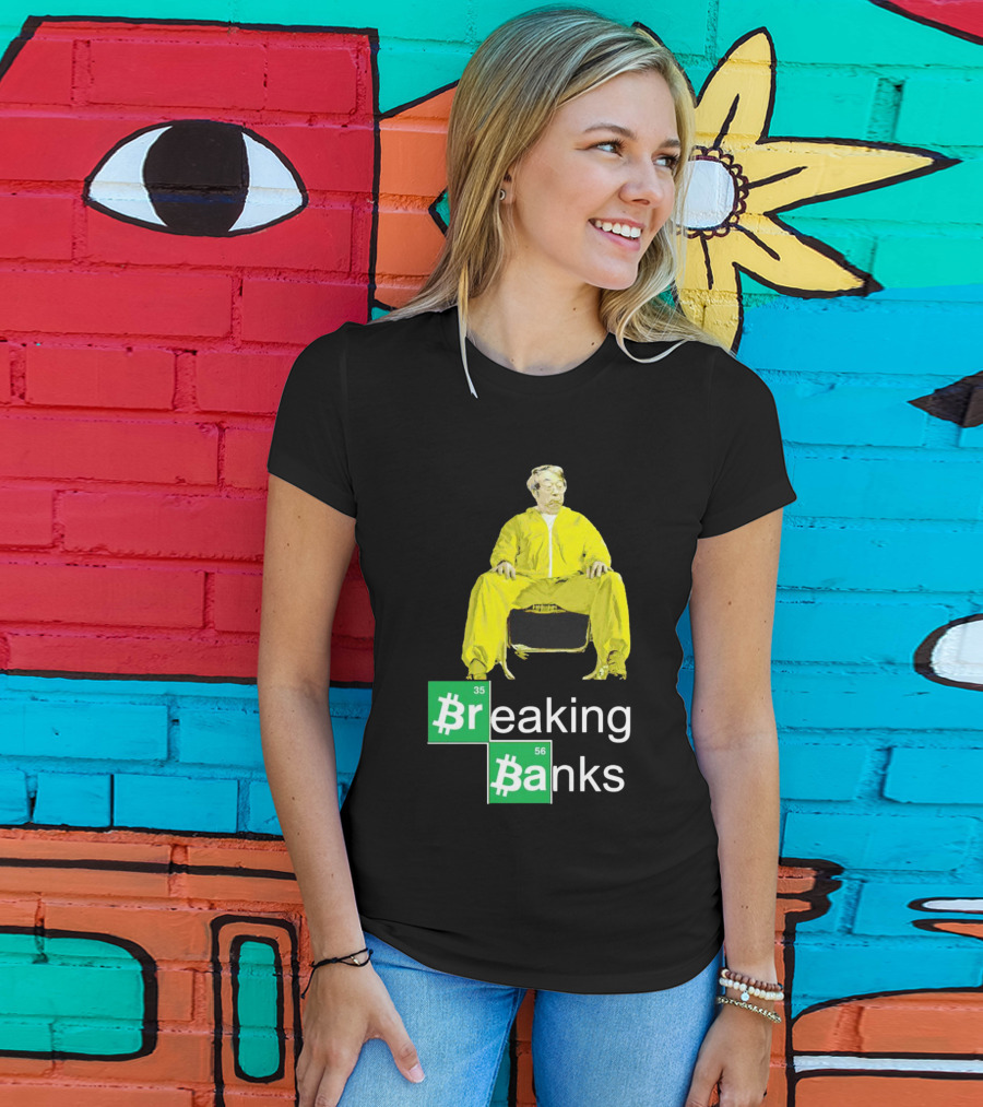 Breaking Banks Bitcoin Chemistry Suit T-Shirt
