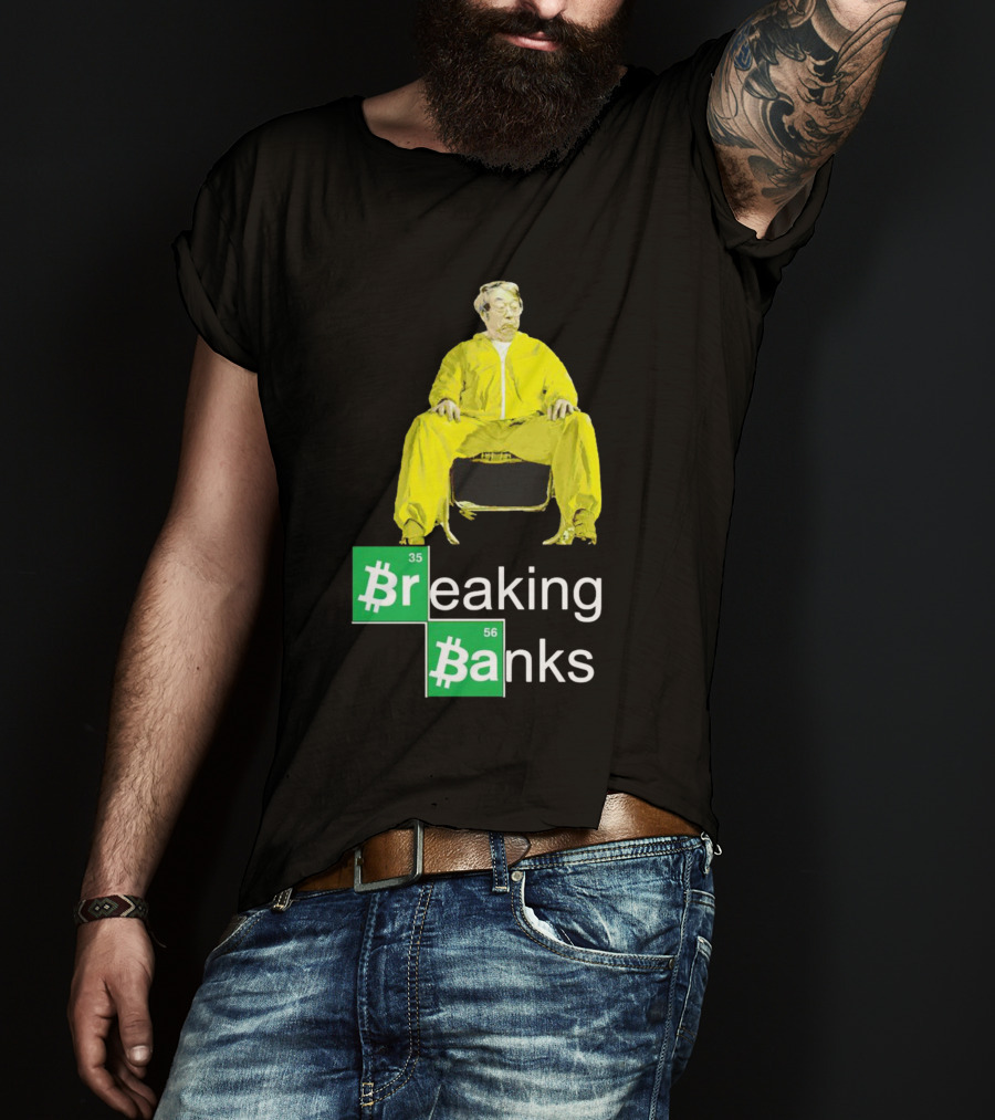 Breaking Banks Bitcoin Chemistry Suit T-Shirt