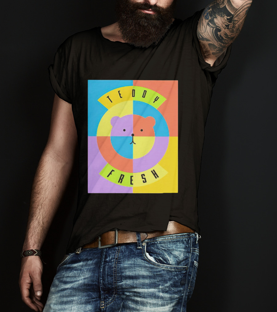 Teddy Fresh Colorful Circle Bear T-Shirt
