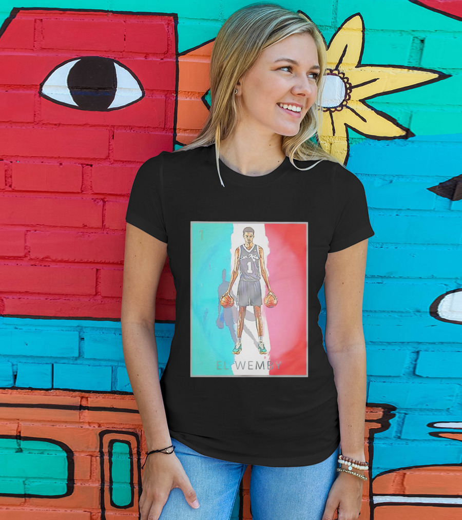 Victor Wembanyama San Antonio Spurs El Wemby Basketball T-Shirt