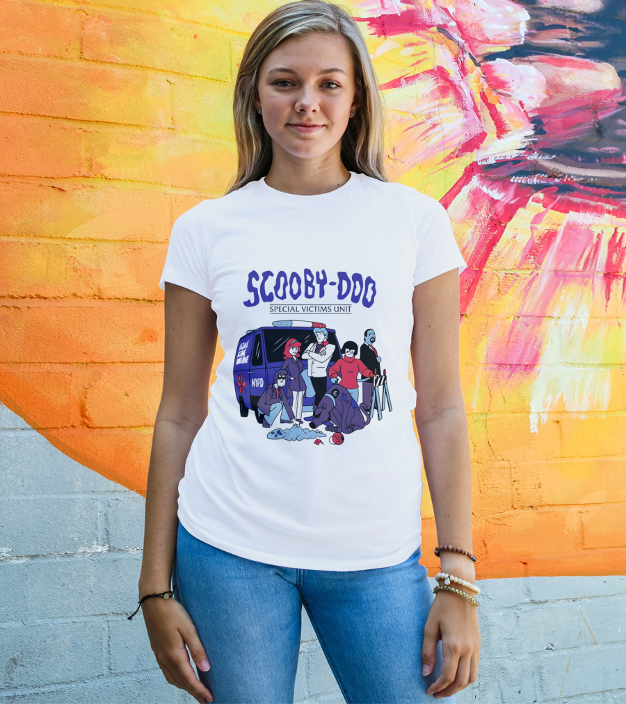 Scooby-Doo Special Victims Unit NYPD Scene Investigation T-Shirt
