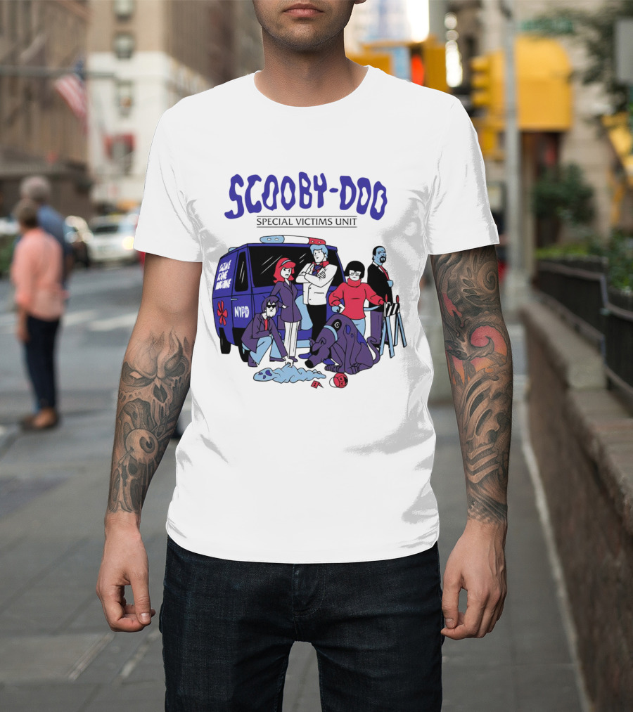 Scooby-Doo Special Victims Unit NYPD Scene Investigation T-Shirt