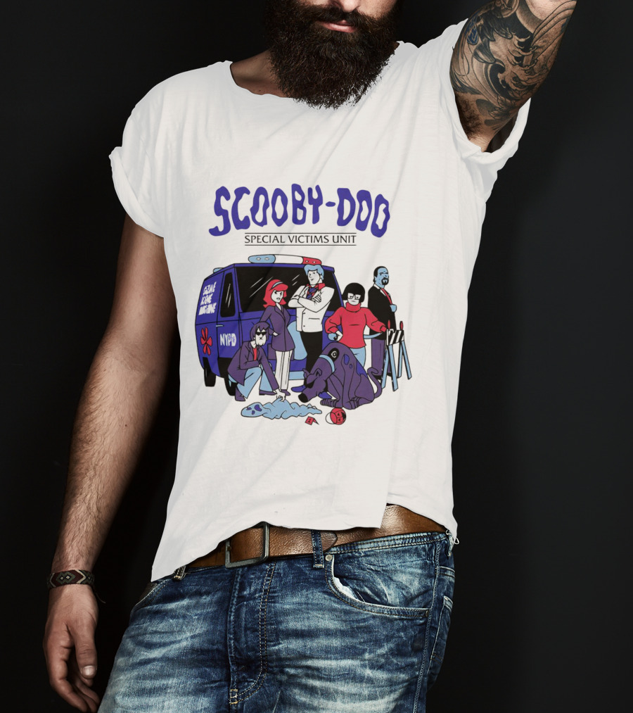 Scooby-Doo Special Victims Unit NYPD Scene Investigation T-Shirt