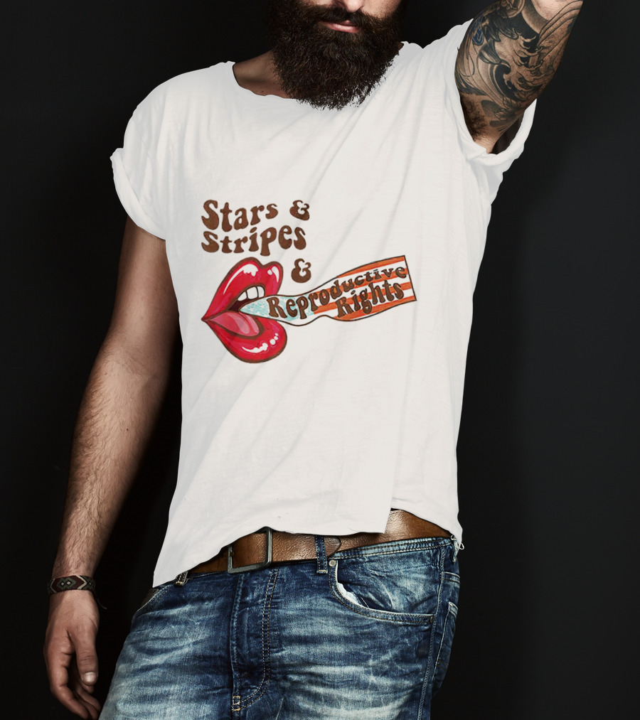 Stars Stripes And Reproductive Rights American Voices T-Shirt