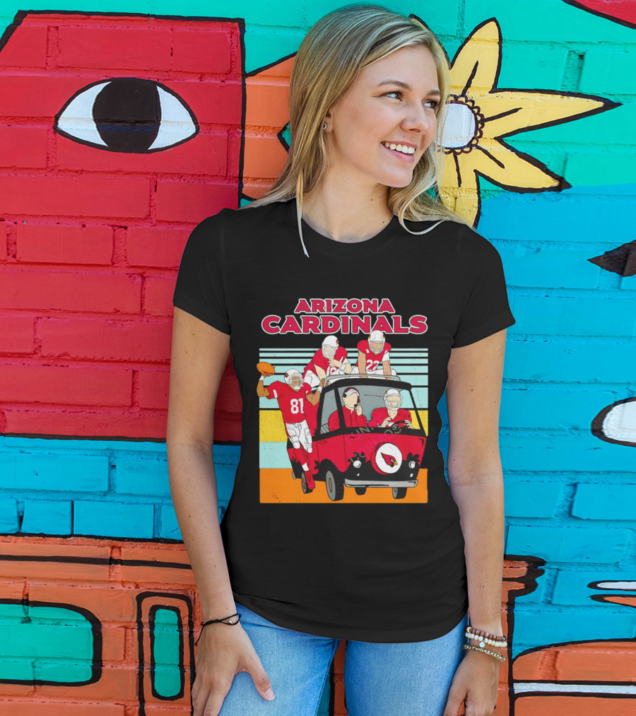 Arizona Cardinals Vintage Football Friends T-Shirt