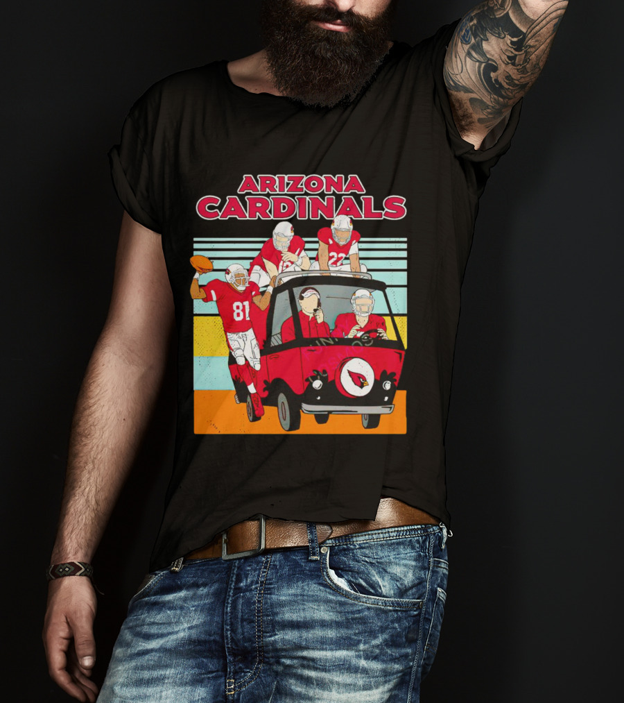 Arizona Cardinals Vintage Football Friends T-Shirt