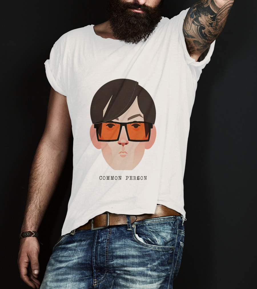 Common Person Sunglasses Face T-Shirt