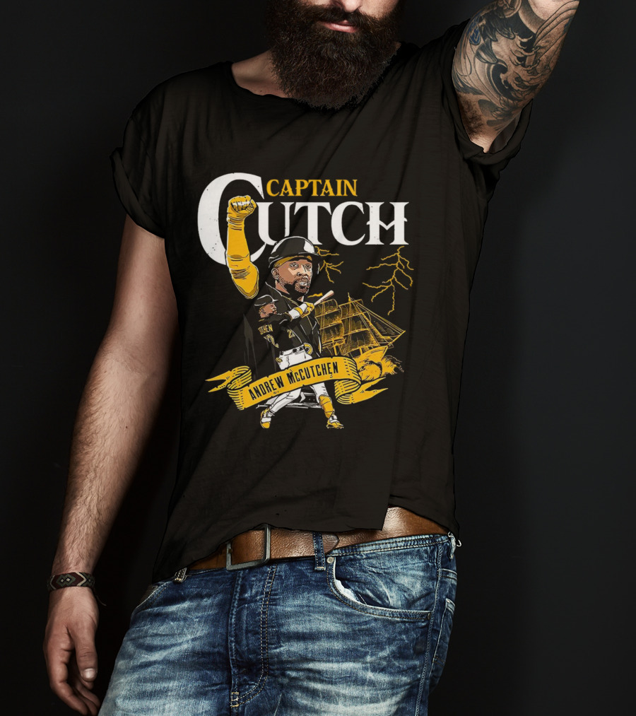 Andrew McCutchen Captain Cutch Pittsburgh Pirates Baseball T-Shirt