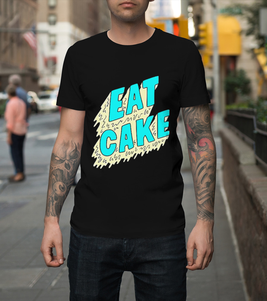 Eat Cake Retro T-Shirt