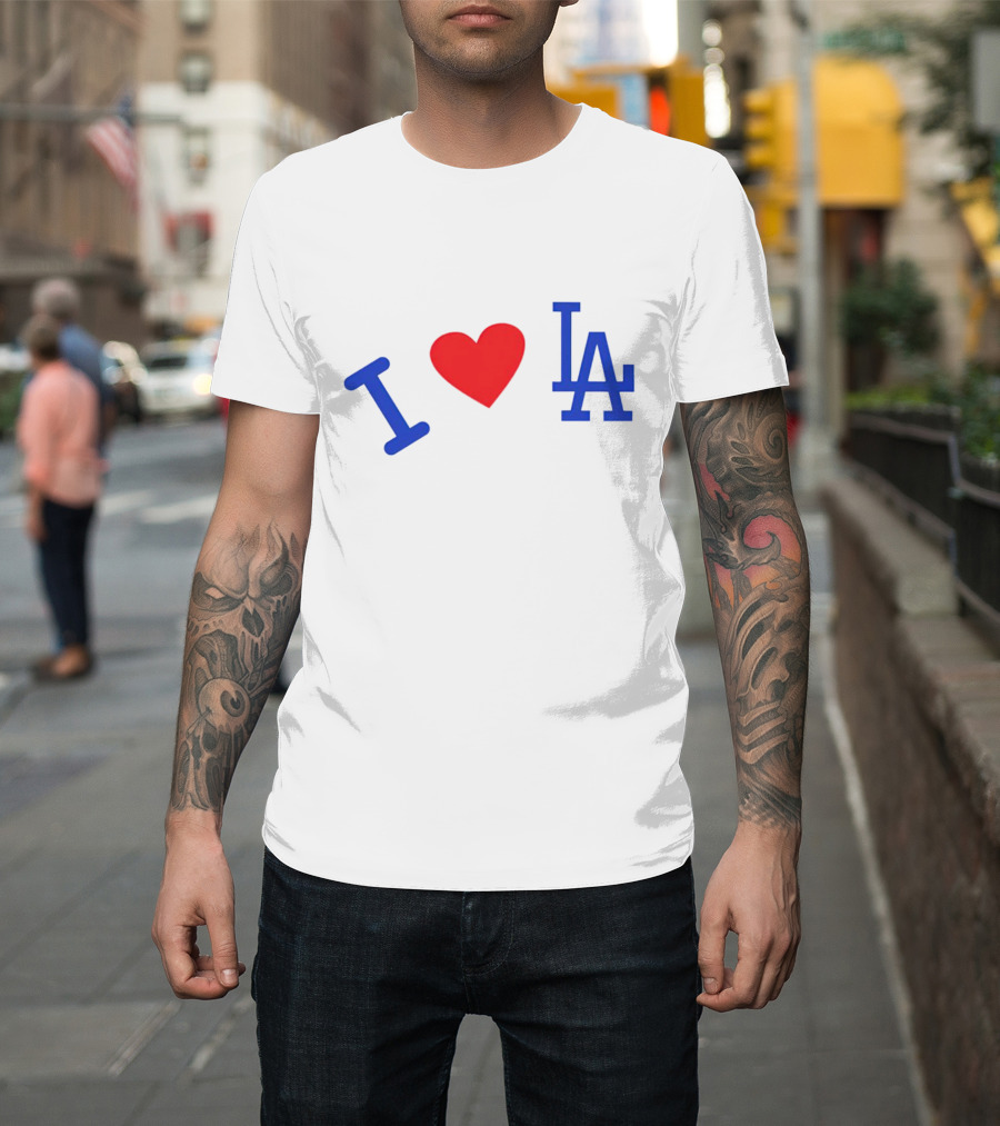 Madhappy I Love LA Los Angeles Dodgers T-Shirt