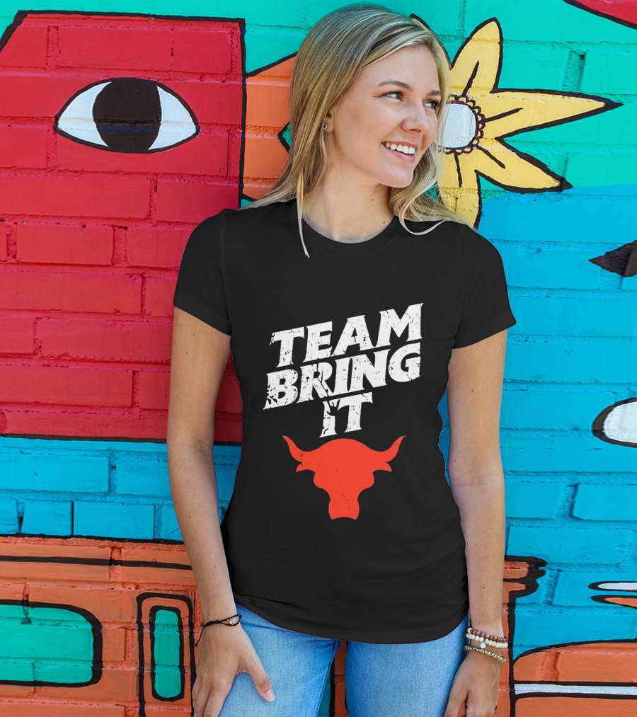 Team Bring It The Rock Bull T-Shirt