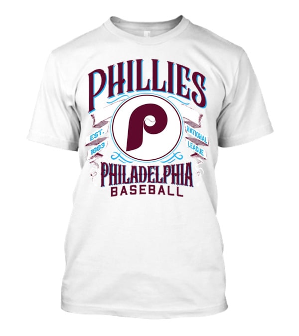Phillies Philadelphia Baseball National League Est 1883 T-Shirt
