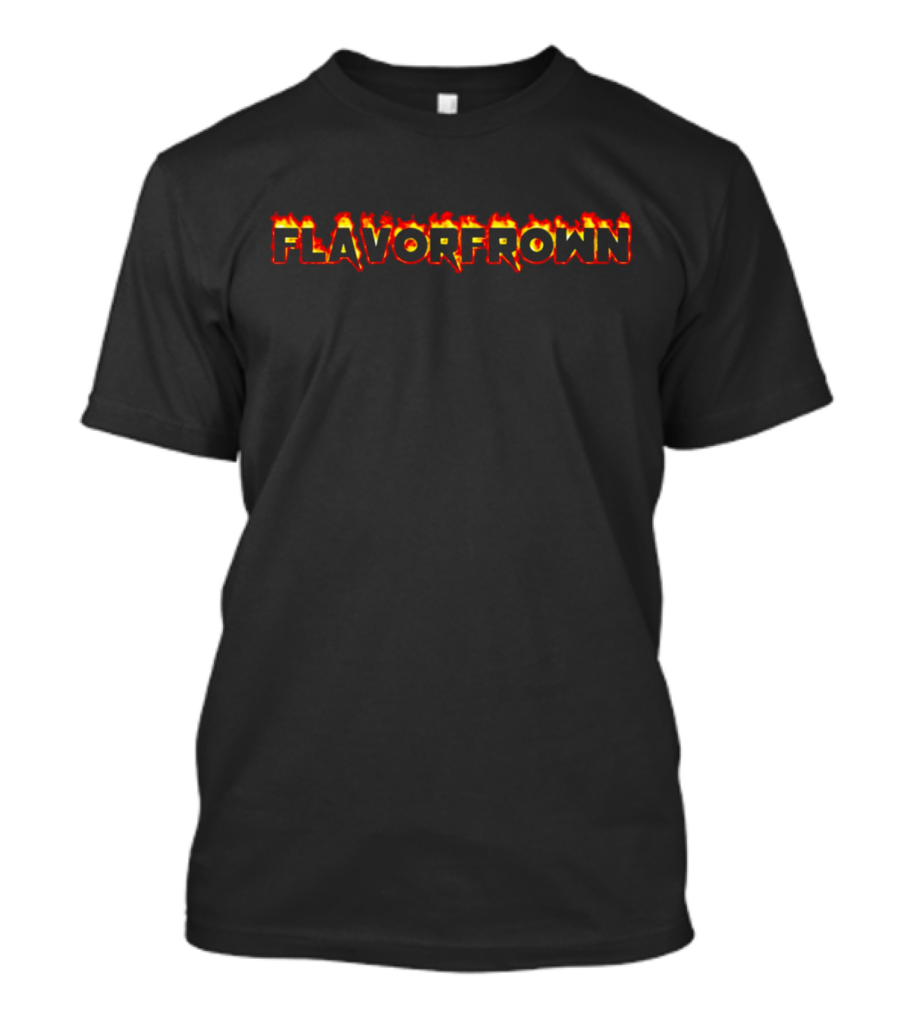 Eric Rivera Flavorfrown Flaming Text T-Shirt