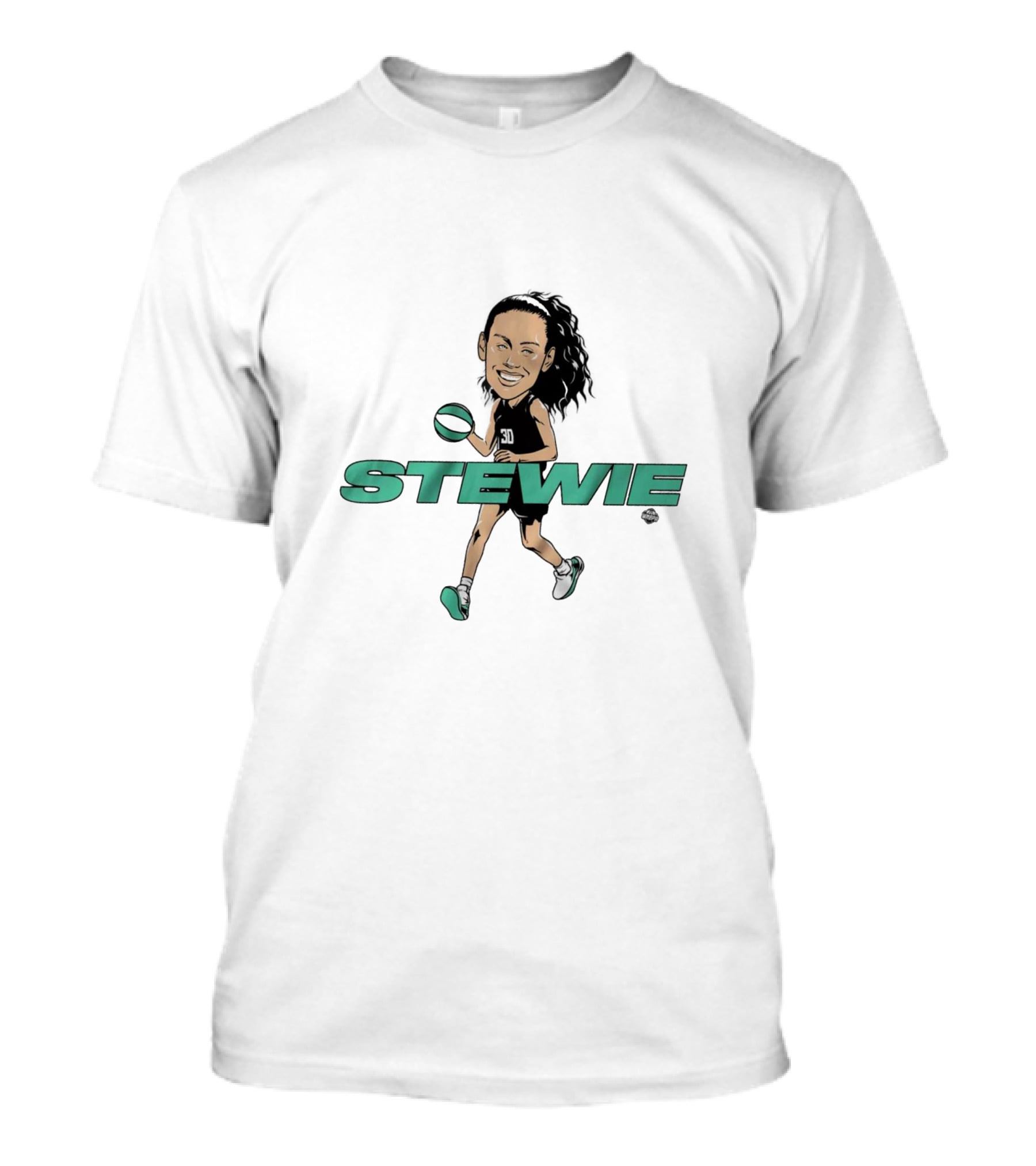 Stewie Breanna Stewart Caricature New York Liberty 30 T-Shirt