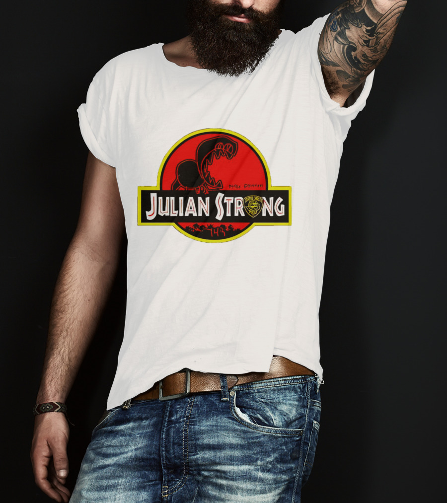 Julian Strong Fundraiser Unleash The Power Of Love Dinosaur Rescue Project 143 T-Shirt