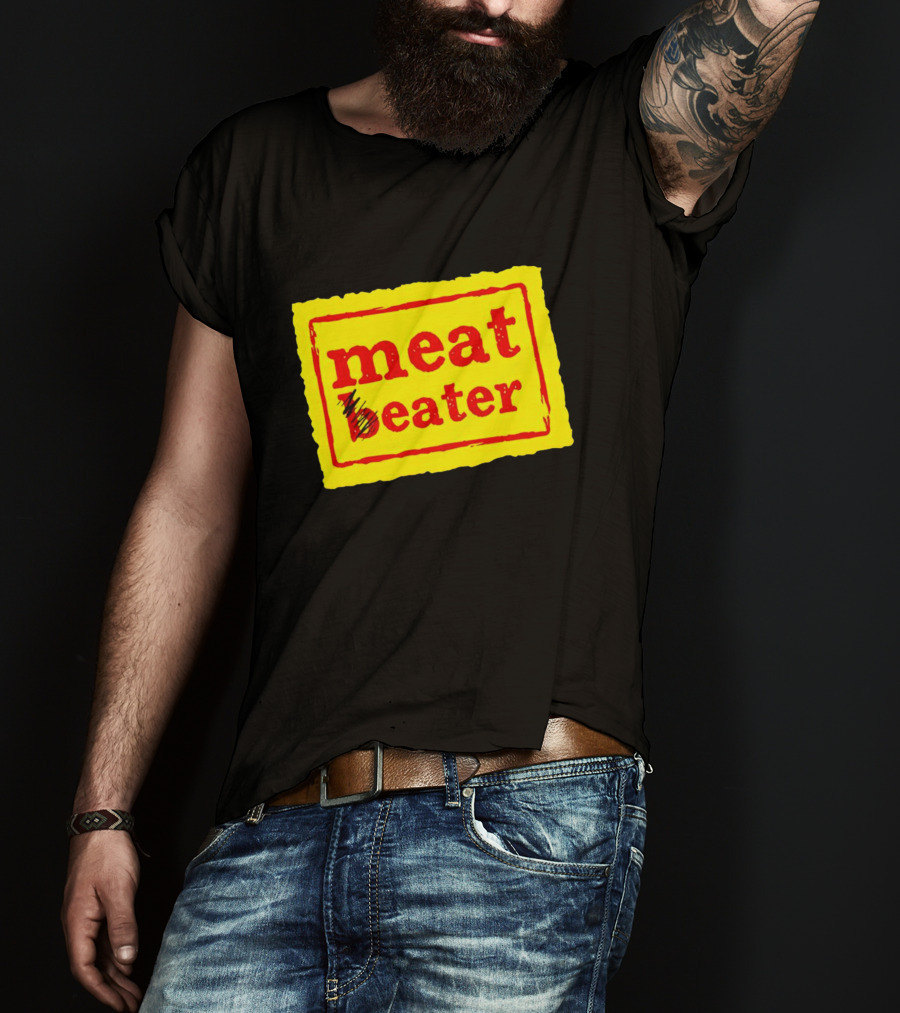 Meat Beater Yellow Label Icon T-Shirt