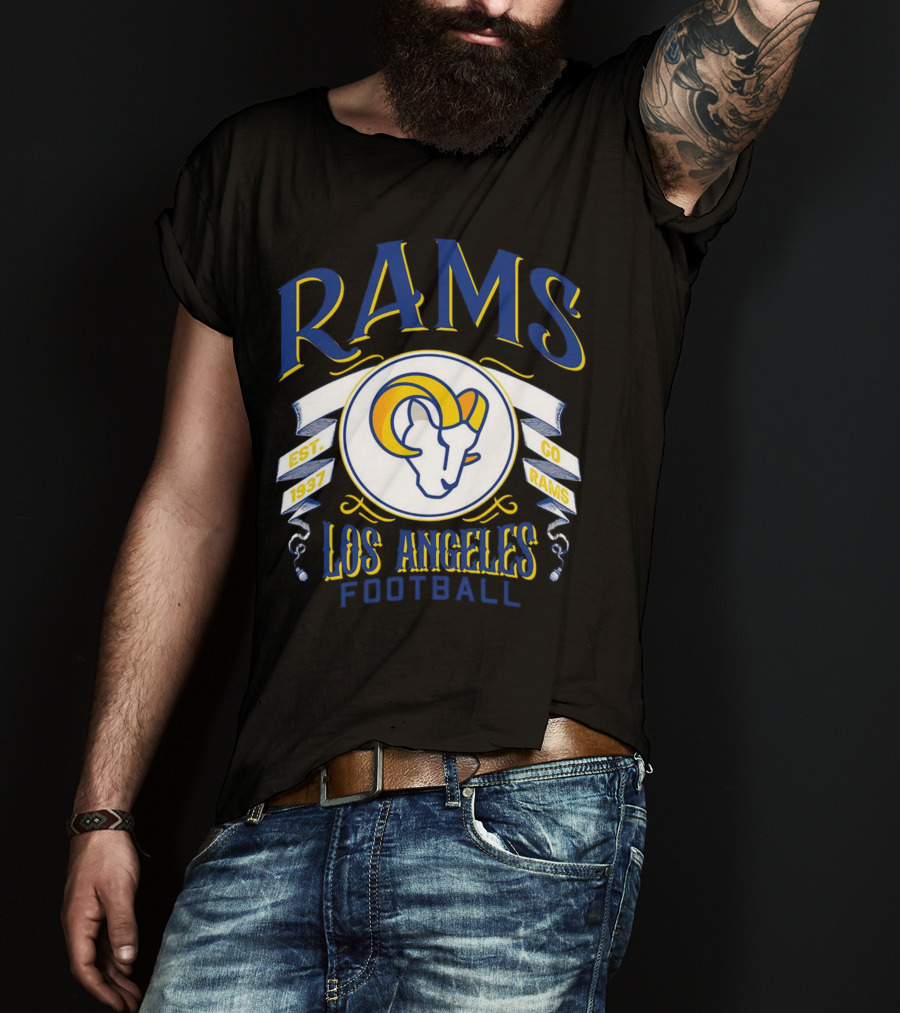 Rams Los Angeles Football Go Est 1937 T-Shirt