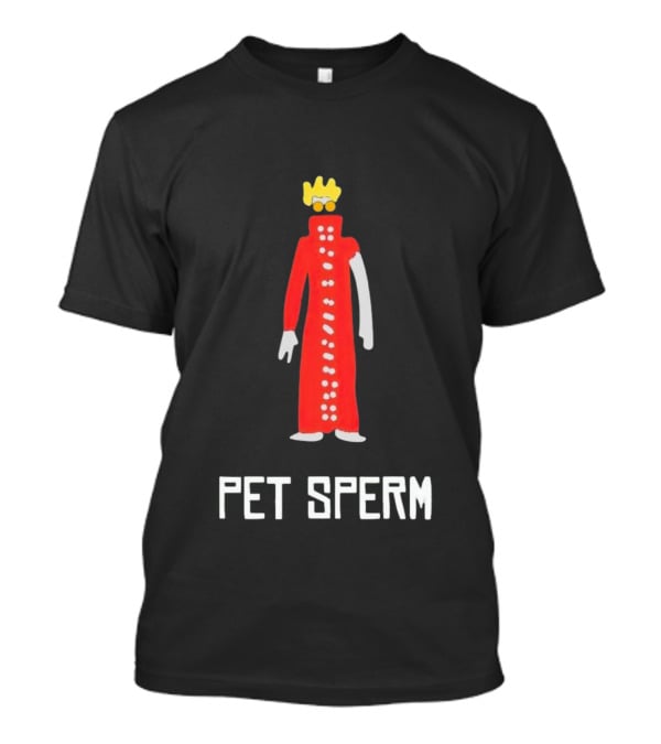 Butch Vashwood Pet Sperm Red Character With Crown T-Shirt