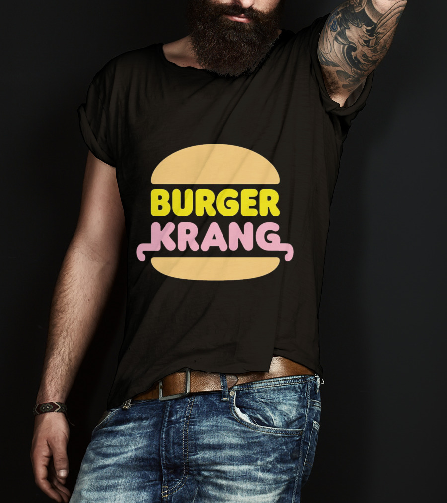 Burger Krang Neon Comic T-Shirt