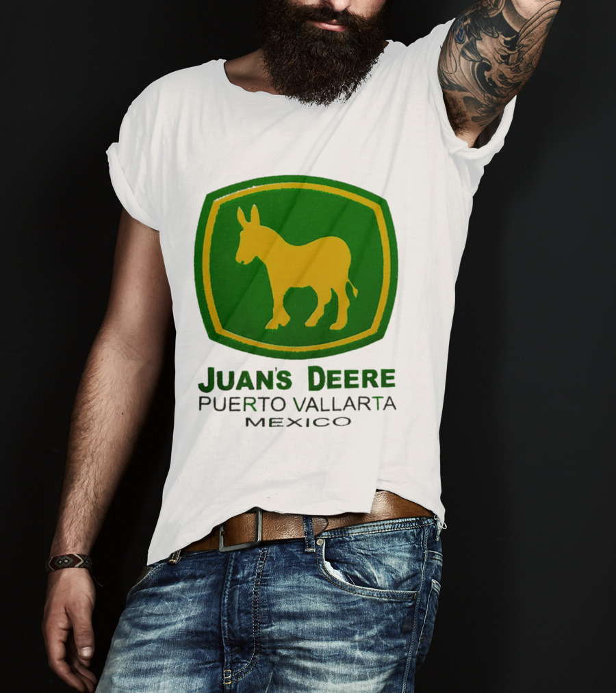 Juans Deere Puerto Vallarta Mexico Donkey T-Shirt