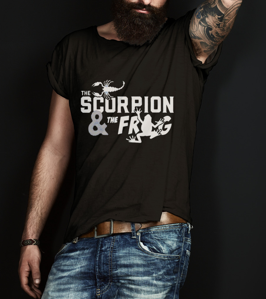 The Scorpion And The Frog Text Image With Scorpion And Frog T-Shirt