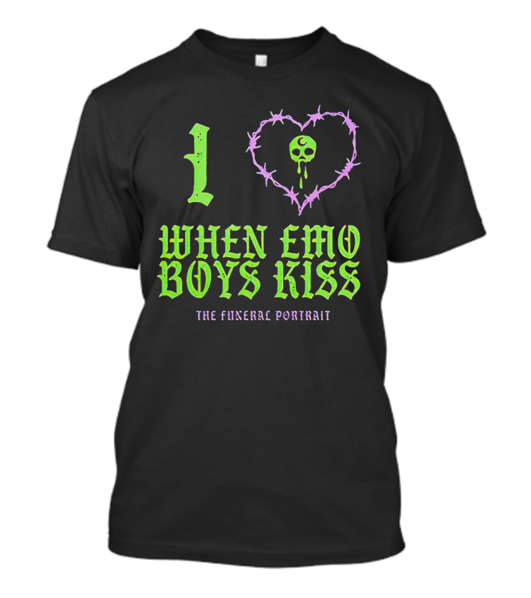 I Love When Emo Boys Kiss The Funeral T-Shirt