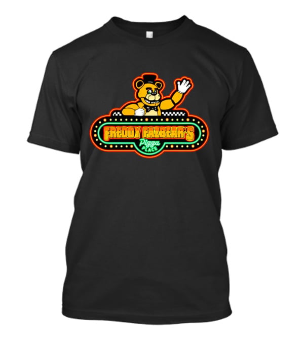 Freddy Fazbear’s Pizza Place Neon Bear T-Shirt