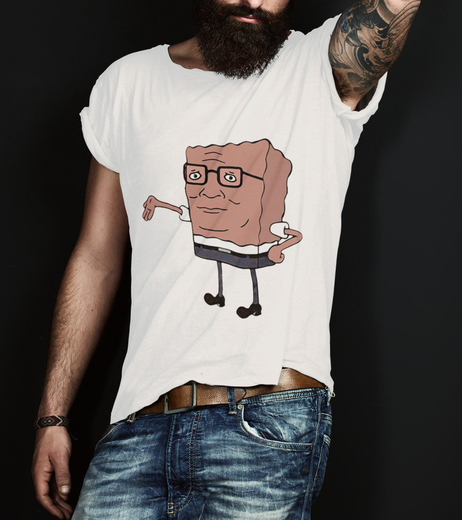 Damnit Spongebobby Meme Mashup With Glasses T-Shirt