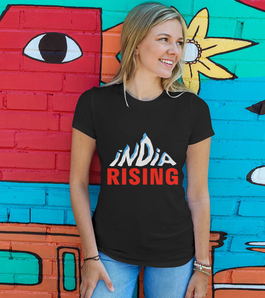 India Rising Mountain Peaks Alps T-Shirt