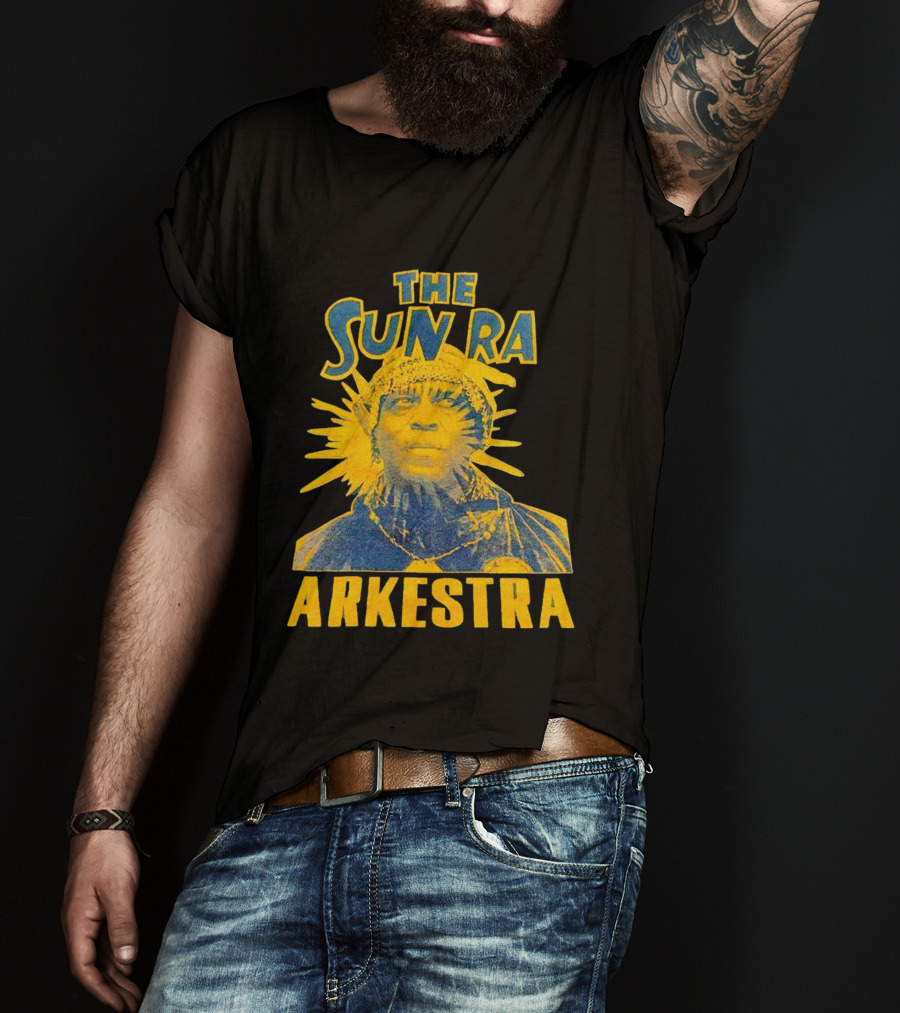 The Sun Ra Arkestra Cosmic Jazz Icon Yellow T-Shirt