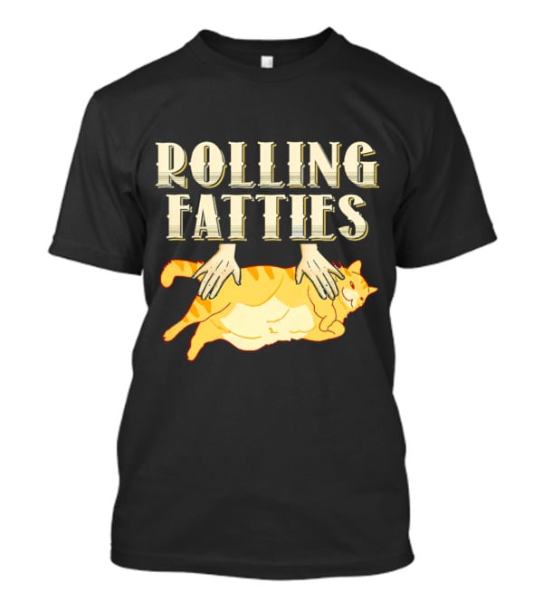 Rolling Fatties Cat With Hands T-Shirt