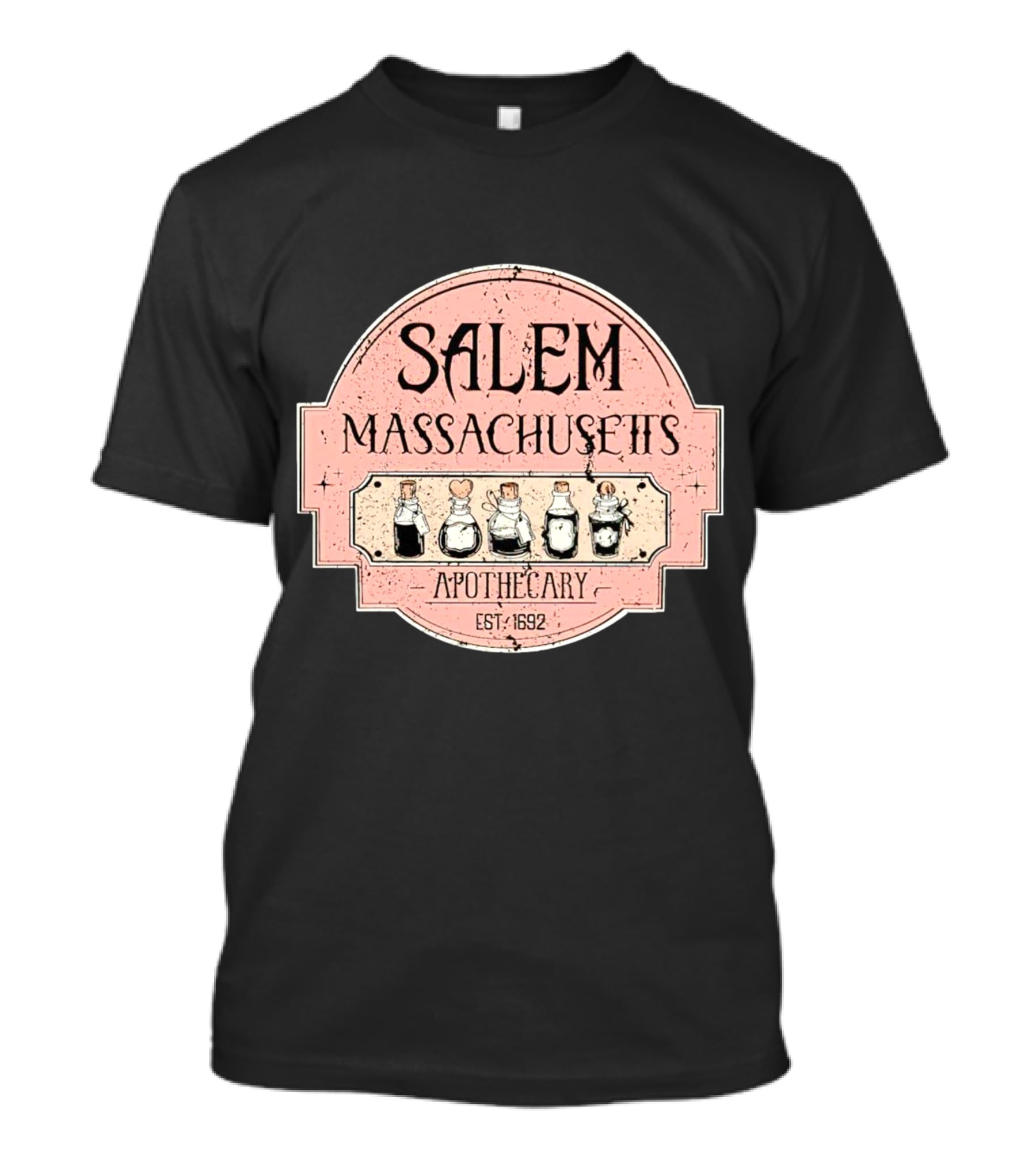 Salem Massachusetts Apothecary Est. 1692 Halloween T-Shirt