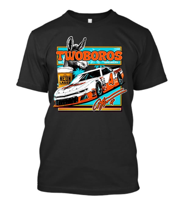 Twoboros Brewery Neon Lager Racing Car 4 T-Shirt
