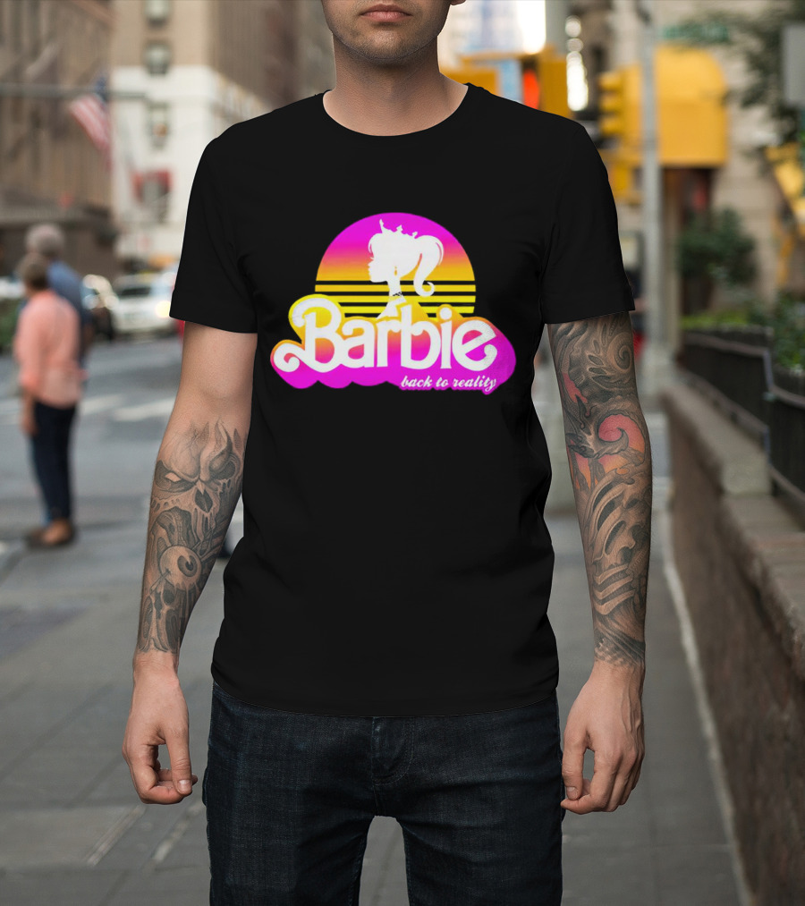 Barbie Back To Reality Retro Sunset T-Shirt