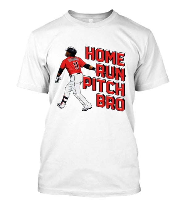 Jose Ramirez 11 Home Run Pitch Bro T-Shirt