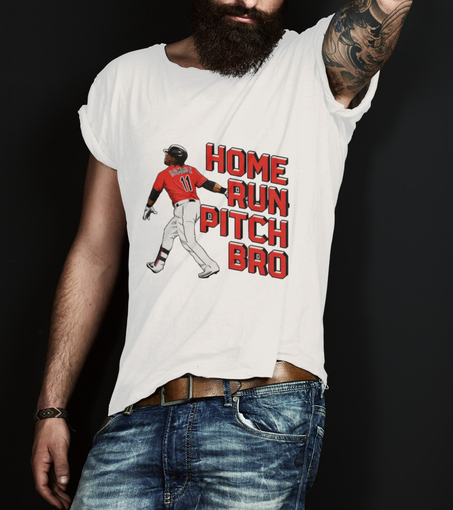 Jose Ramirez 11 Home Run Pitch Bro T-Shirt