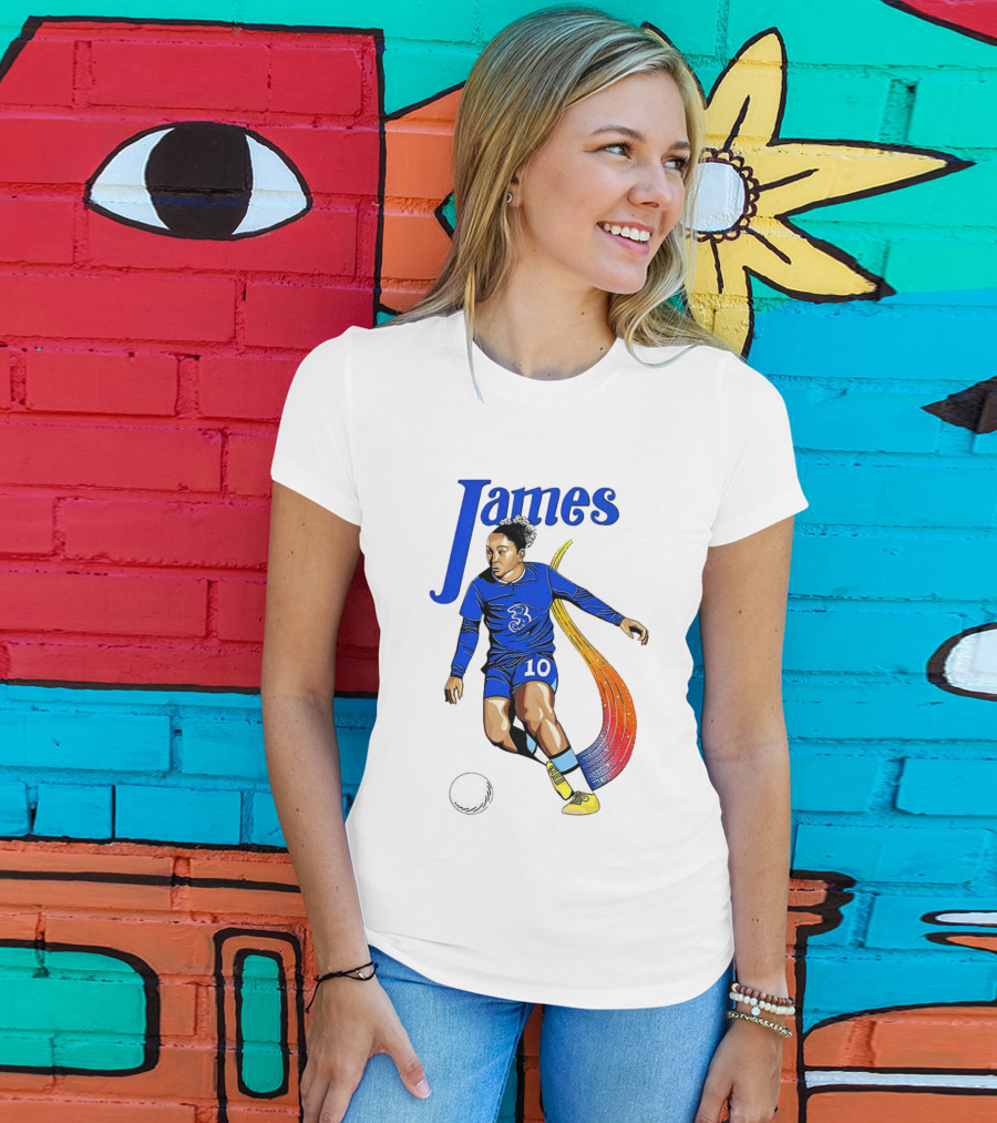 Chelsea Women Soccer Lauren James Number 10 Cheat Code T-Shirt