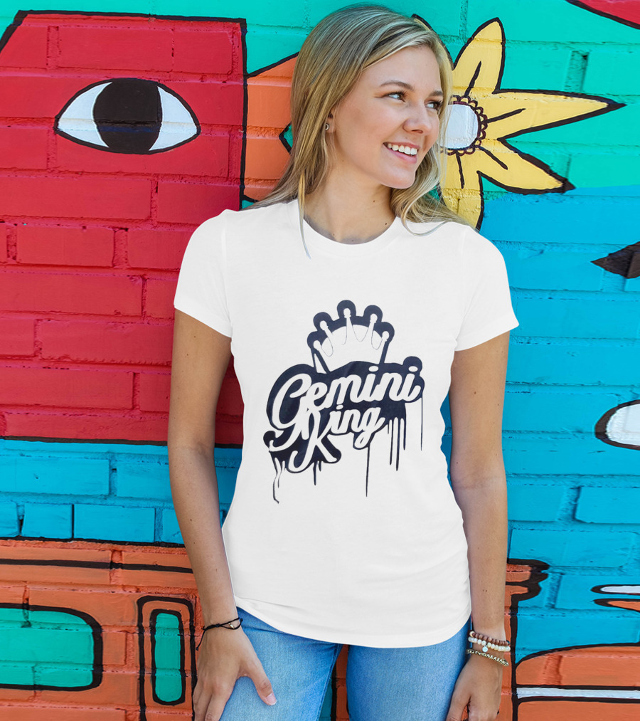 Gemini King Dripping Crown T-Shirt
