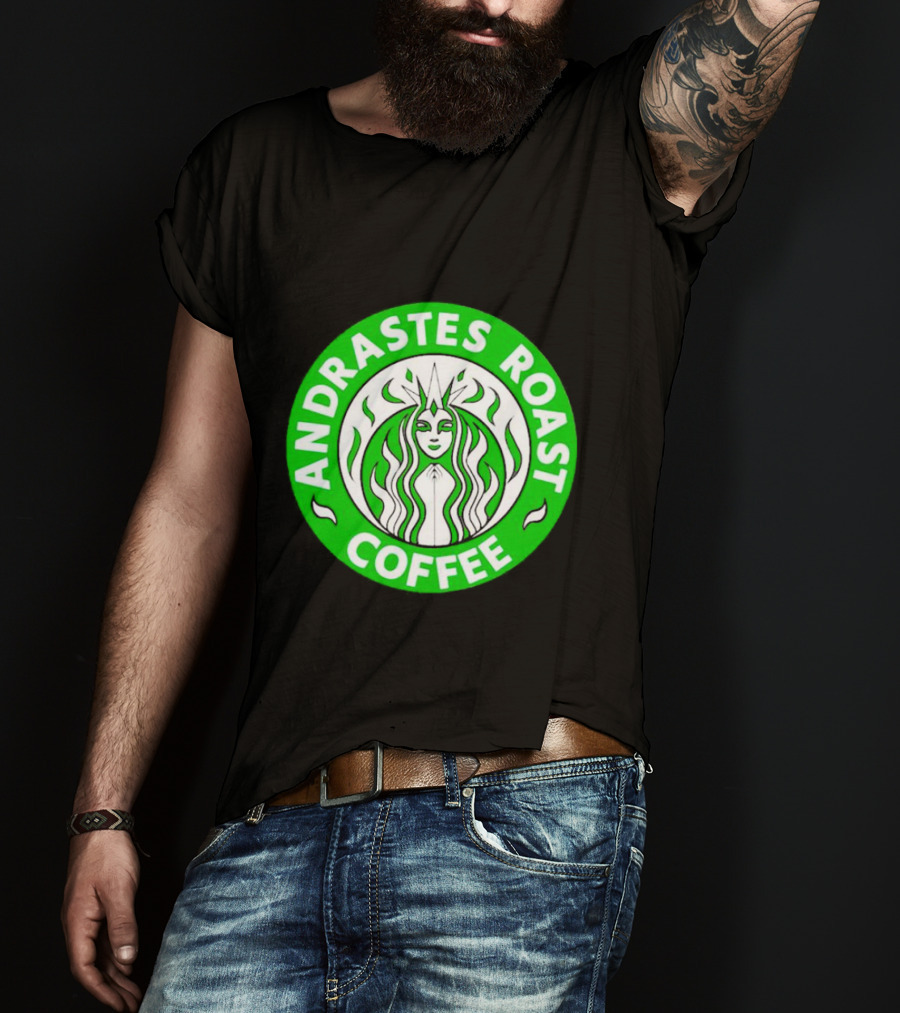 Andrastes Roast Coffee Inquisition Green T-Shirt