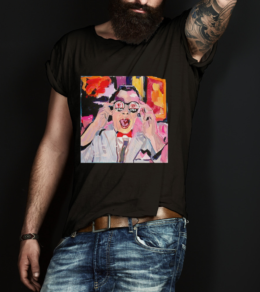 Pee Wee Herman 80s Jambi Playhouse Retro Glasses T-Shirt