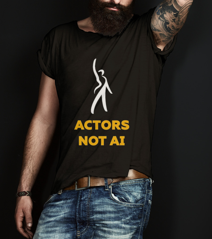 Actors Not AI Striking Pose T-Shirt