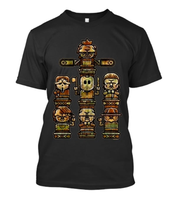 Horror Gods Totem Icons T-Shirt