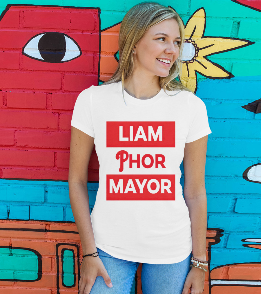 LIAM PHOR MAYOR Philadelphia Phillies T-Shirt