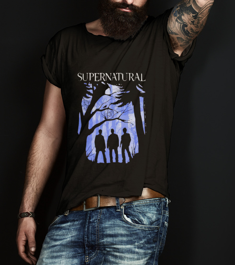 Supernatural Forest Silhouettes Trio T-Shirt