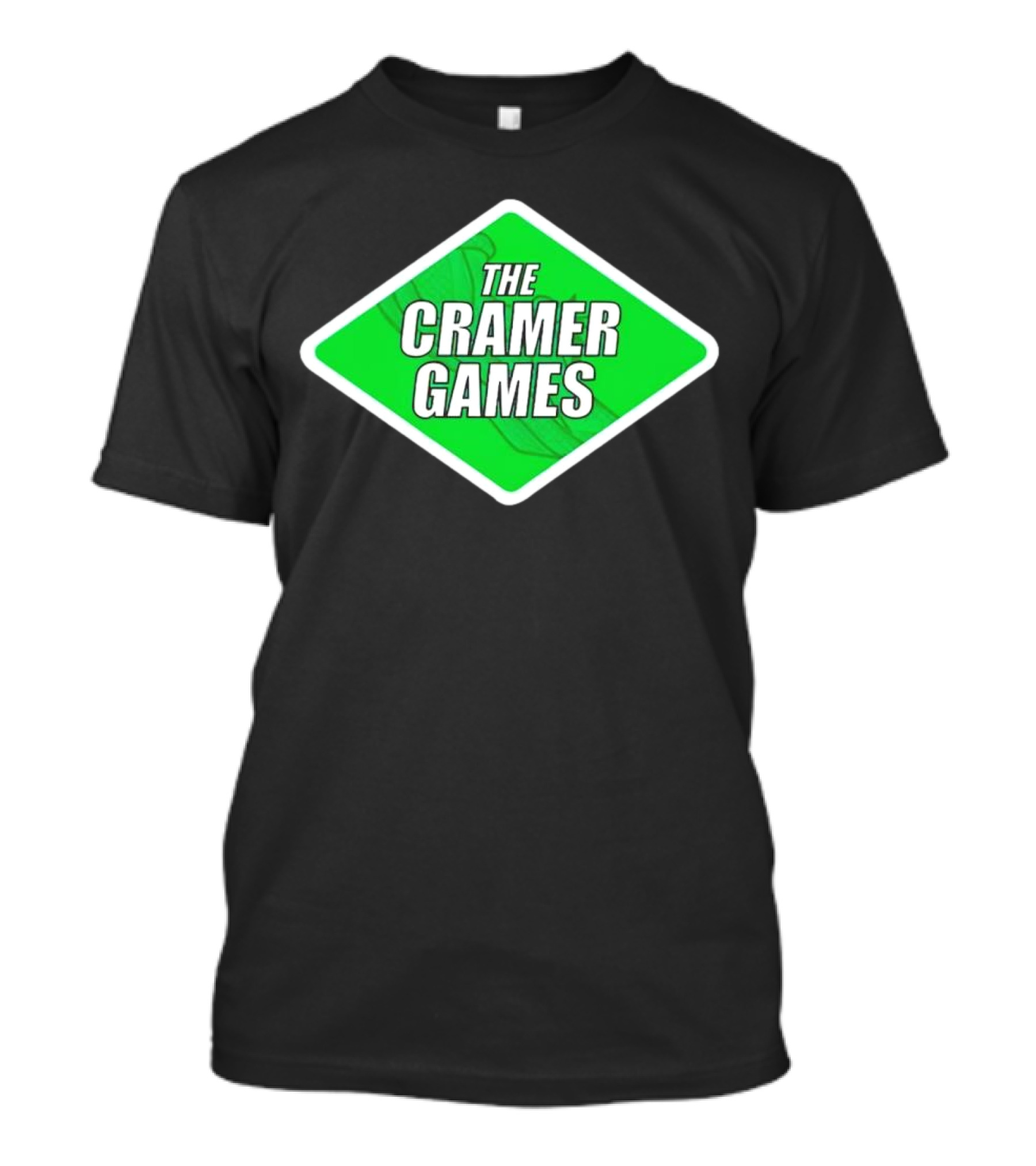 The Cramer Games Green Diamond Logo With Roller Coaster Element T-Shirt