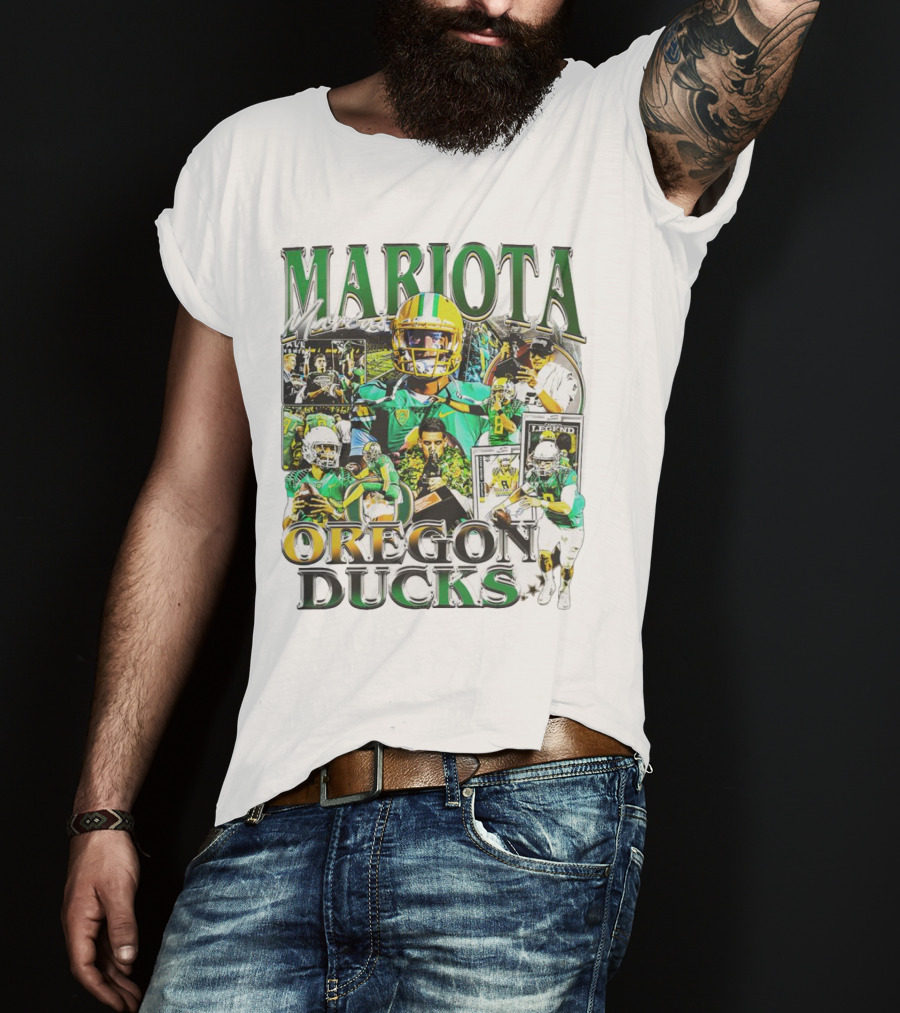 Mariota Oregon Ducks Football Legend T-Shirt