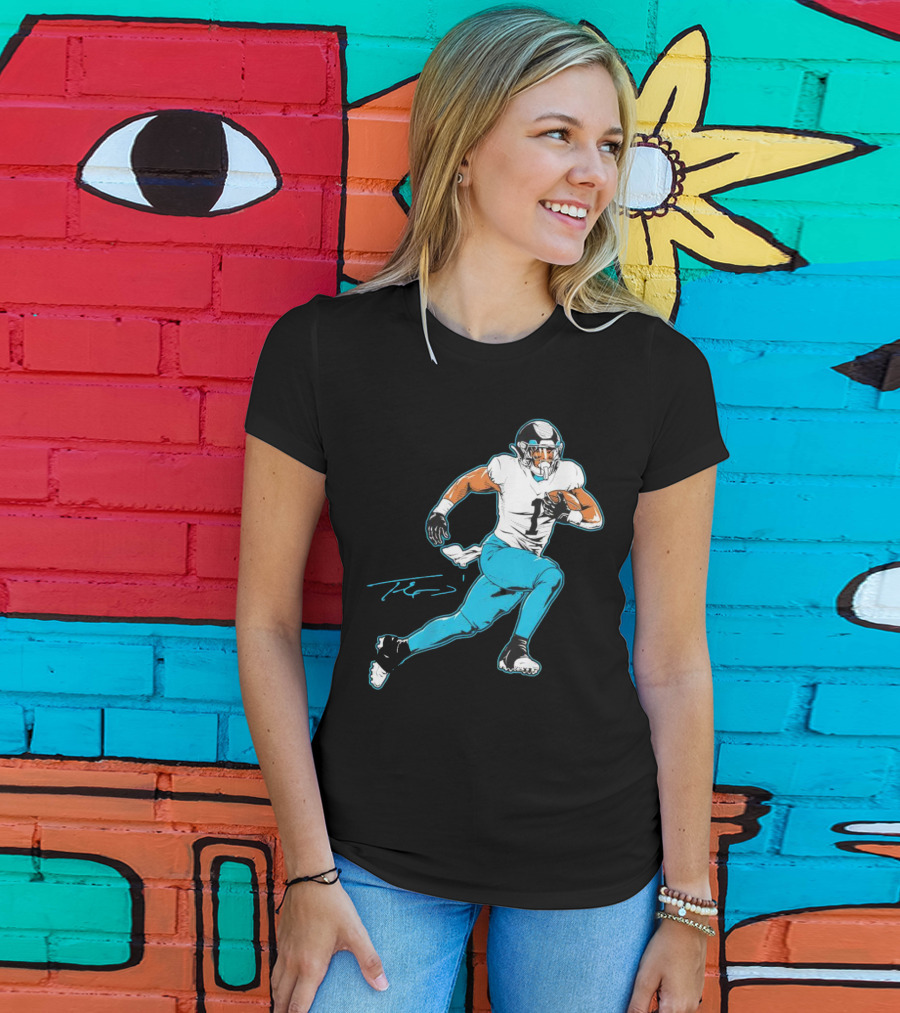 Travis Etienne Jacksonville Jaguars Signature Pose T-Shirt