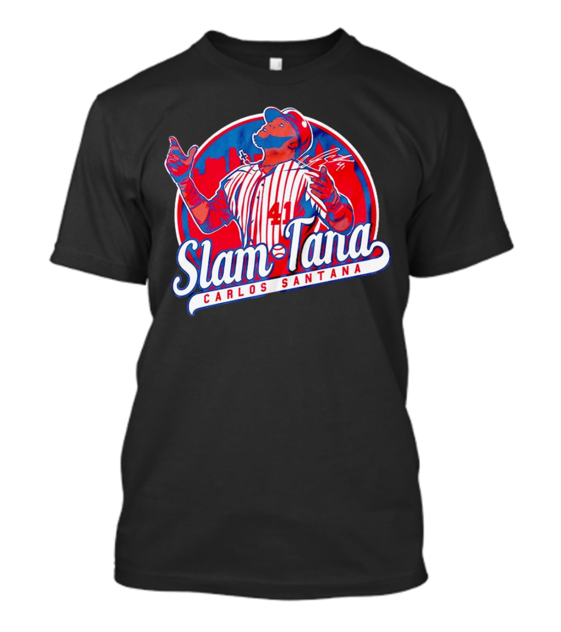 Carlos Santana Slam Tana 41 Retro Vintage T-Shirt