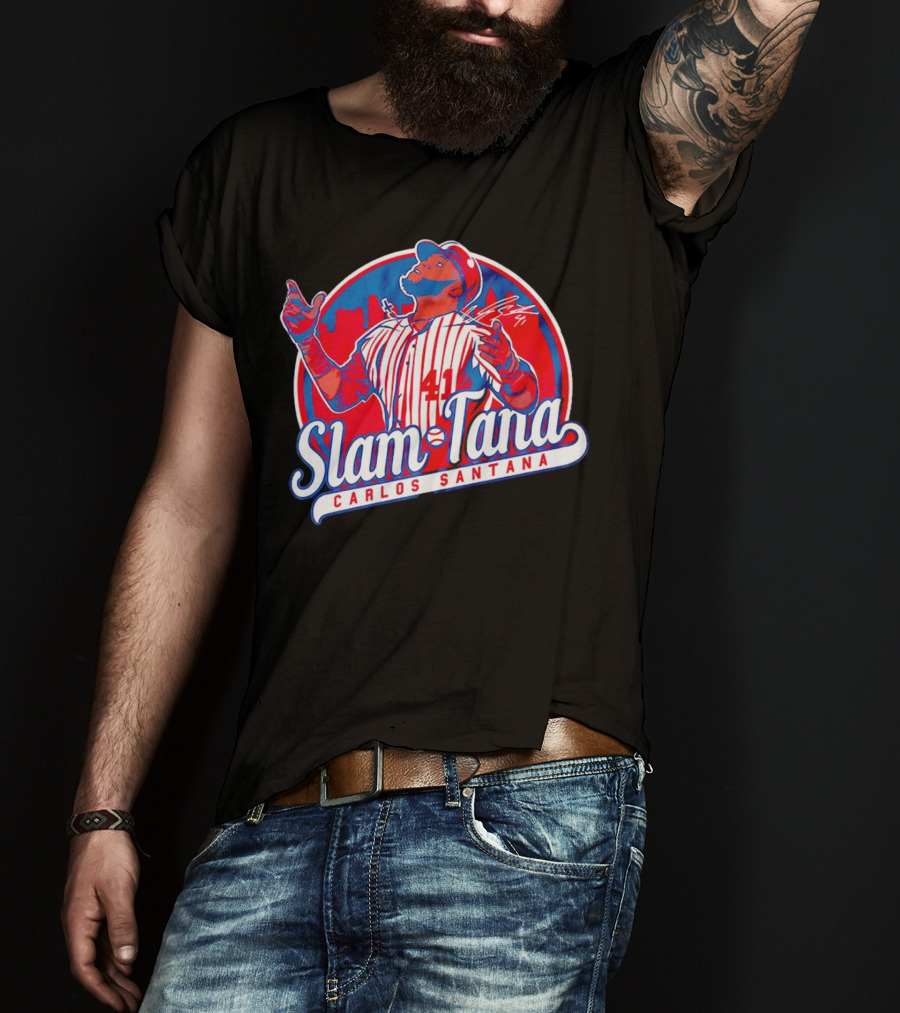 Carlos Santana Slam Tana 41 Retro Vintage T-Shirt