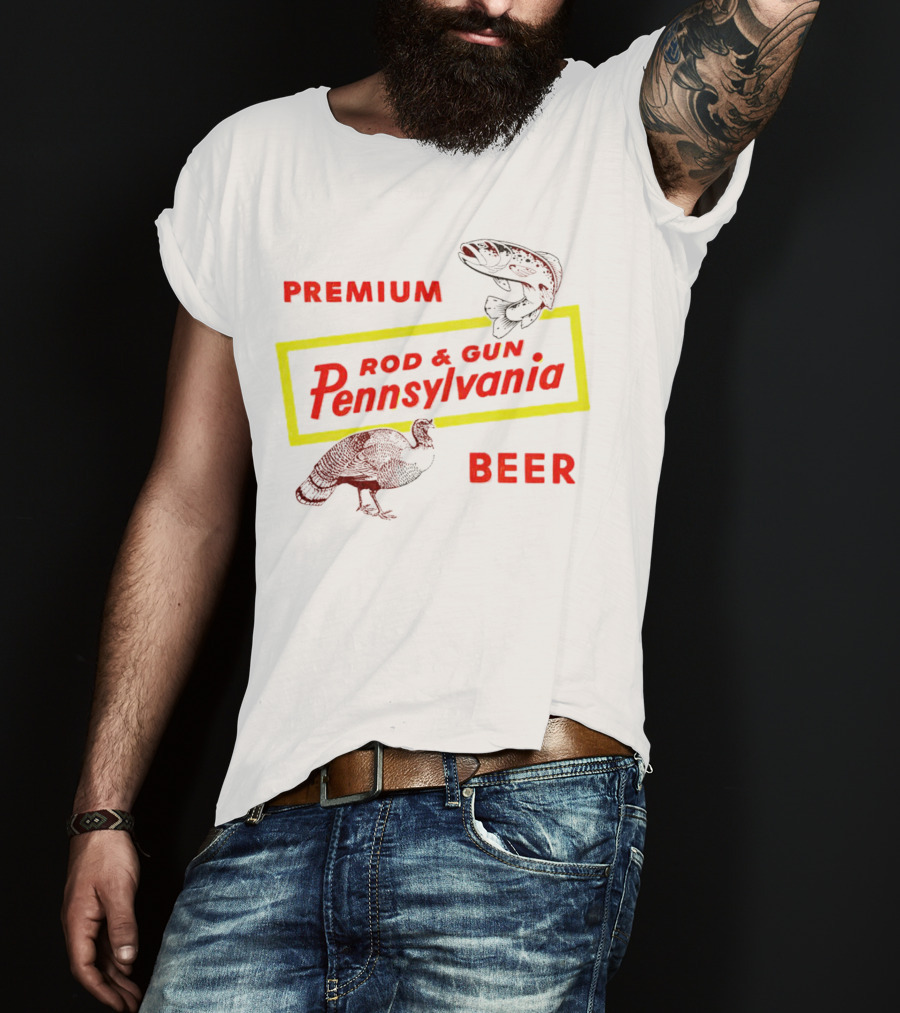 Premium Rod And Gun Pennsylvania Beer T-Shirt